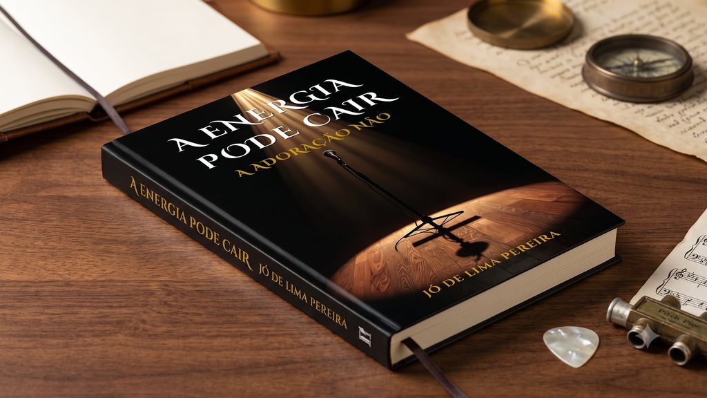 Capa do livro A Energia Pode Cair, a Adoração Não